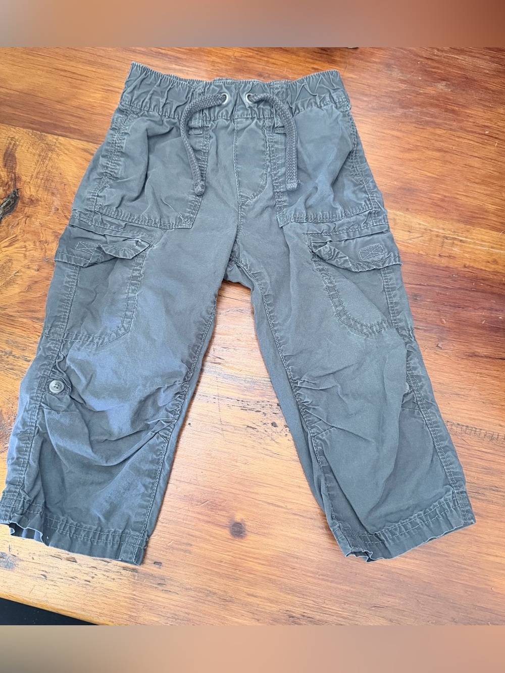 Kids Cargo Pants - grey
